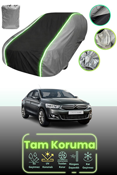 Dokaca Neo غطاء حماية للسيارة باللون الرمادي والأسود والرمادي النيون قماش مجد...