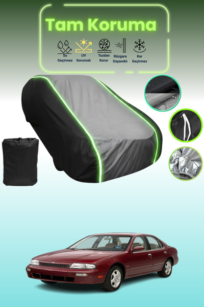 Dokaca Neo غطاء حماية متوافق مع سيارة نيسان ألتيما قماش مجدّل باللون الأسود_ا...