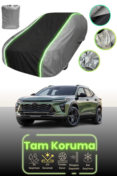 Dokaca Neo غطاء حماية للسيارة باللون الرمادي والأسود والرمادي النيون قماش مجد...