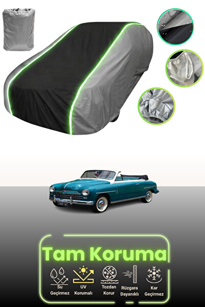 Dokaca Neo غطاء حماية للسيارة باللون الرمادي والأسود والرمادي النيون قماش مجد...