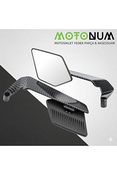 Motonum Yamaha Xmax 250 Kanat Ayna-Karbon Desenli Aerodinamik-A01144