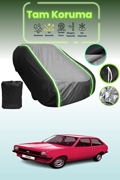 Dokaca Neo غطاء حماية متوافق مع سيارة فورد فييستا قماش مجدّل ذات 3 أبواب من 1...