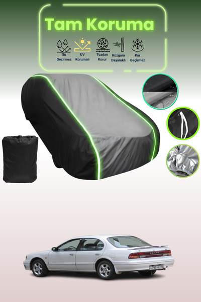 Dokaca Neo غطاء حماية متوافق مع سيارة نيسان ماكسيما Qx قماش مجدّل باللون الأس...