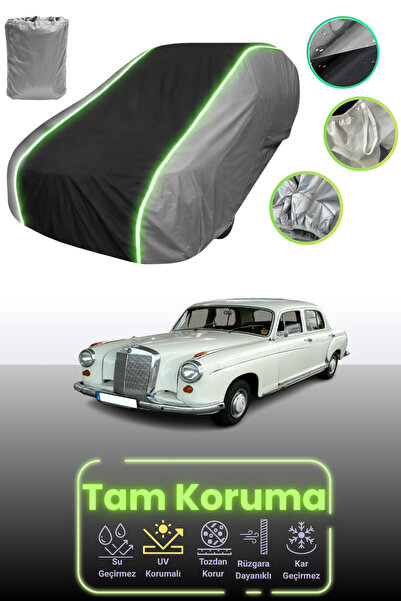 Dokaca Neo غطاء حماية للسيارة باللون الرمادي والأسود والرمادي النيون قماش مجد...