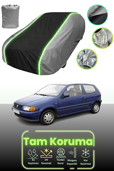 Dokaca Neo غطاء حماية متوافق مع سيارة فولكس فاجن بولو قماش مجدّل ذات الثلاثة ...