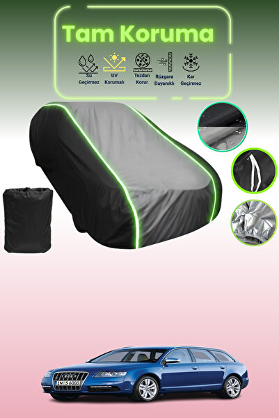 Dokaca Neo غطاء حماية متوافق مع سيارة أودي S6 أفانت 2008 - 2011 باللون الأسود...