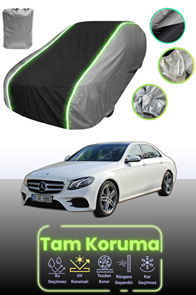 Dokaca Neo غطاء حماية للسيارة باللون الرمادي والأسود والرمادي النيون قماش مجد...