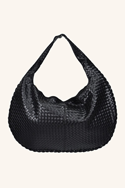 birizmoda Mono Large Size Hand and Shoulder Bag - Black