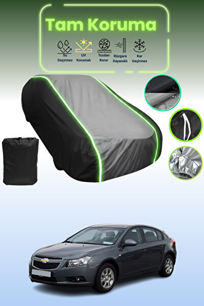 Dokaca Neo غطاء حماية متوافق مع سيارة شيفروليه كروز 2009 - 2016 باللون الأسود...