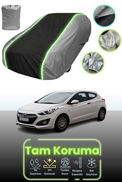 Dokaca Neo غطاء حماية للسيارة باللون الرمادي والأسود والرمادي النيون قماش مجد...