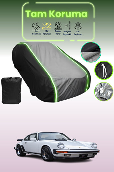 Dokaca Neo غطاء حماية متوافق مع سيارة بورش 911 كاريرا قماش مجدّل باللون الأسو...