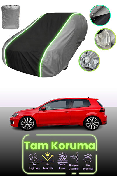 Dokaca Neo غطاء حماية متوافق مع سيارة فولكس فاجن جولف VI ذات قماش مجدّل أبواب...