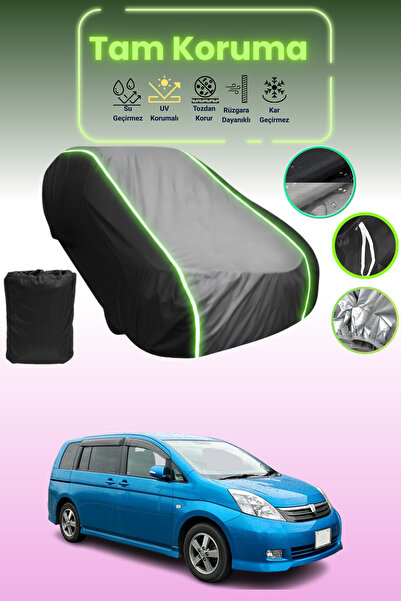 Dokaca Neo غطاء حماية متوافق مع سيارة تويوتا إيزيس قماش مجدّل باللون الأسود_ا...