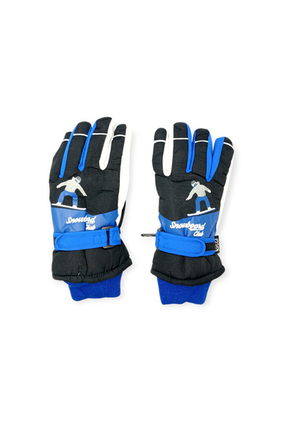 Mustran قفازات تزلج للأطفال من كيتي من عمر 7 إلى 12 سنة، قفازات تزلج على الجليد للأطفال من الجنسين، مقاومة للماء، قفازات ثلجية للأطفال الصغار