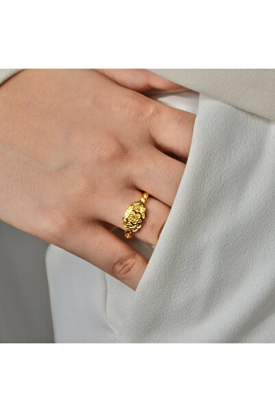 Karadeniz Kuyumculuk Gül Tokalı Burma Altın Yüzük