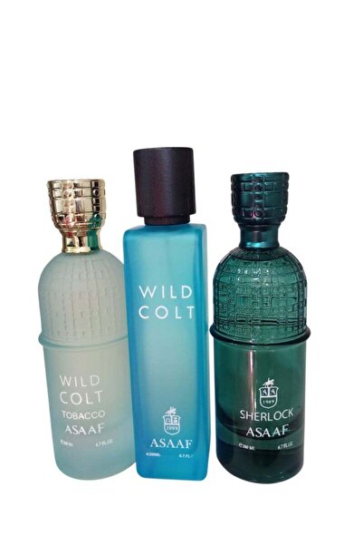 ASAFF Sherlock + Wild Colt + Wild Colt Tobacco fragrance set, 200ml each