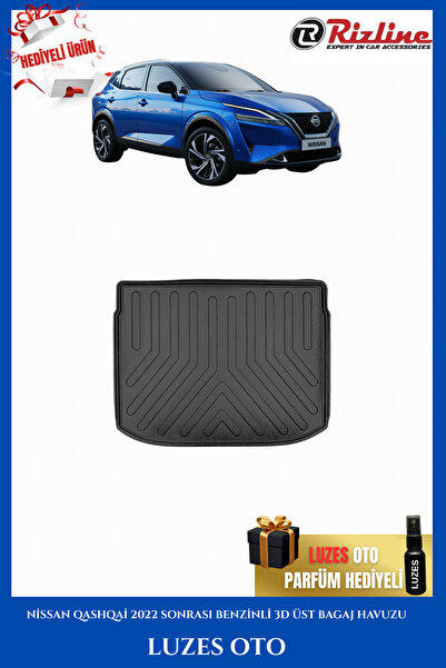 Rizline Nissan Qashqai 3D ÜST Bagaj Havuzu BENZİNLİ 2025 Model Uyumlu