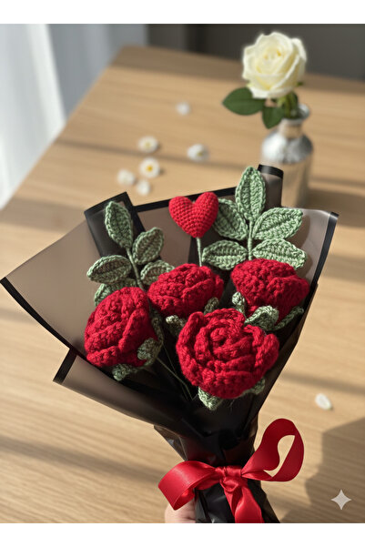HENERA باقة الورد الأحمر / عيد الحب / هدية / عيد ميلاد / رأس السنة /