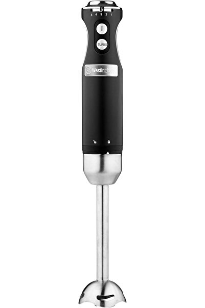 Westinghouse Retro Hand Blender - 600W Handheld Stick Blender for Kitchen - Stainless Steel Electric