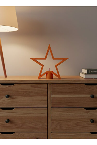 ASTRALTECH Star Candle Holder Orange