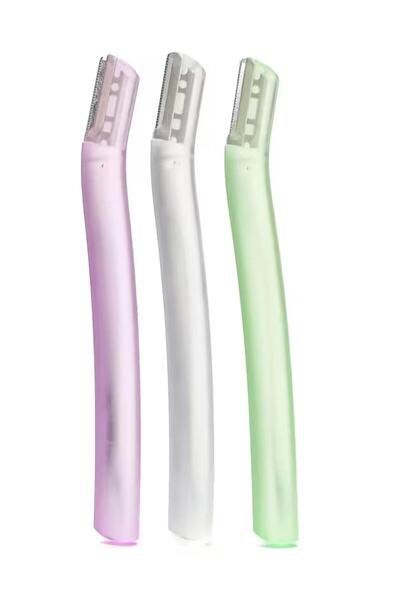 3B Trend 3'lü Kaş Usturası Yüz Jileti Kadın Kaş, Bıyık Alma Jileti Vücut Epil...