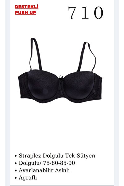 CHARM Tılsım lingerie women's strapless padded single bra