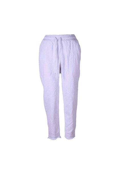 trender 26Ytg5000002 White Women's Trousers 4228