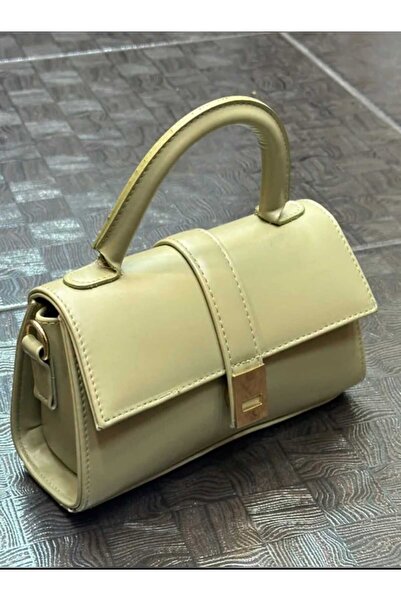 ÖZÜM TAKI Women's Small Size Classic Hand and Shoulder Bag Green