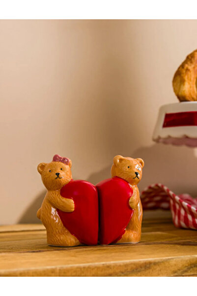 LC Waikiki Lcw Home Salt Shaker with Mixed Heart Bear Figure