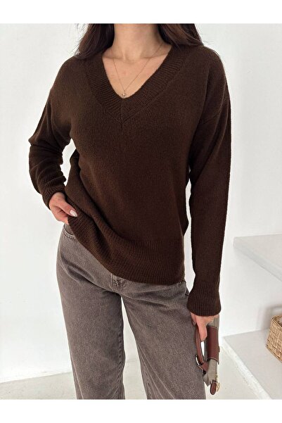 Noa&Noa V-Neck Basic Knitwear Sweater