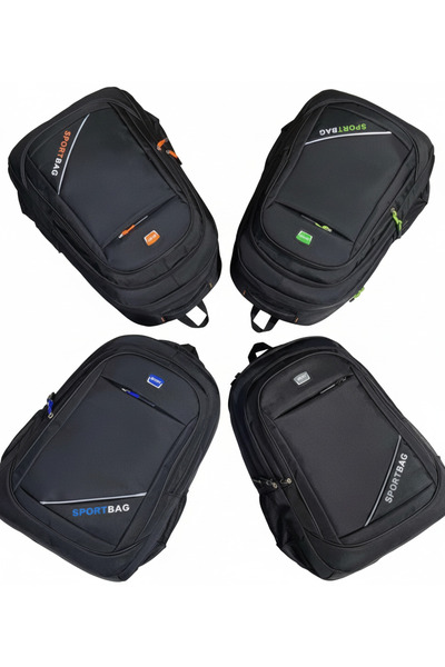 Generic Sport Laptop Backpack – Water Resistant, Multi-Pocket Travel & Office Bag for Men