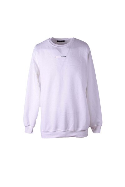 trender Dream Print Ottoban Ecru Men's Sweatshirt 26Yg08000053