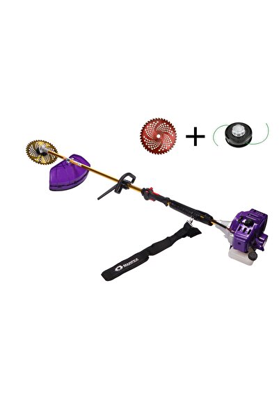 MARPEX Germany Yan Tırpan Çim Biçme Makinesi 5.7 HP, Misina ve Elmas Başlık