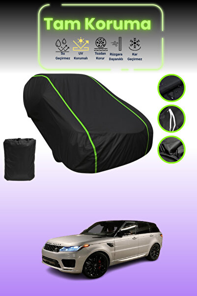 Dokaca Neo غطاء حماية للسيارة متوافق مع سيارة لاند روفر رينج روفر سبورت Hst قماش مجدّل باللون الأسود النيون 2019 - 2021