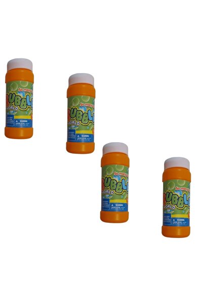 OEM kidsNplay solution reserve, for soap bubbles, container 59 ml, 3 years+, set of 4 pieces