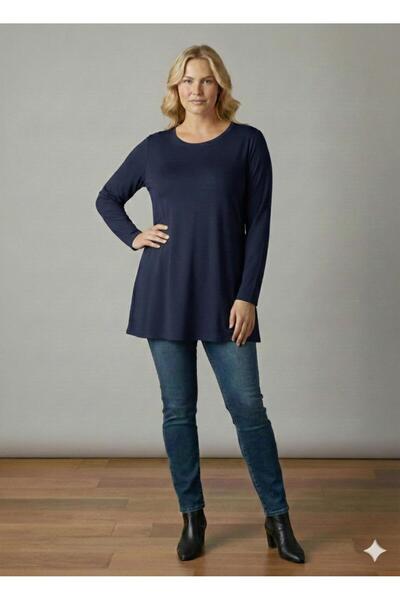 Vinola بلوزة من نسيج الفيسكوز الليكرا بمقاس كبير