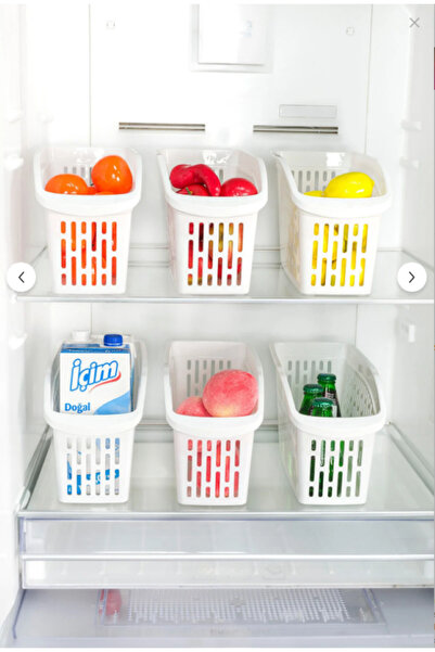 KAVAKPLASTİK 4 Adet Buzdolabı Sebze Meyve Düzenleyici Organizer