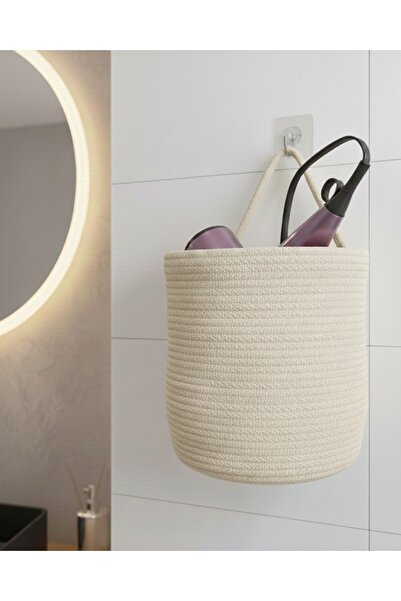 ÖRGÜM Basket Decorative Multi-Purpose Organizer 23X20 cm