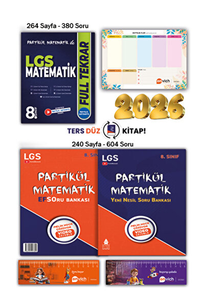 Partikül Matematik 8. Sınıf Lgs Matematik Full Tekrar - Yeni Nesil - Efso Sor...