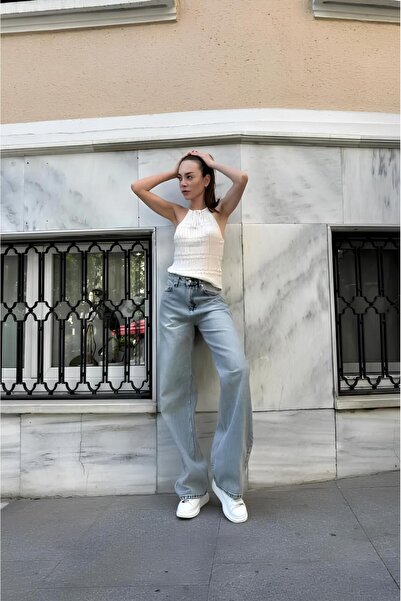 DENOKMODA Y2K Vintage Washed Detail Retro Baggy Jean Pants