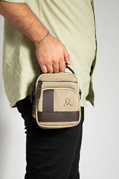 PASSTELL Canvas Men's Hand and Shoulder Bag