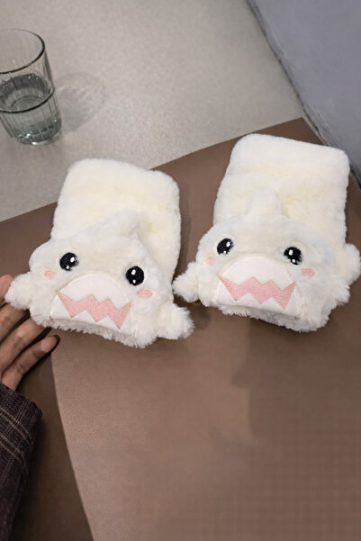 MD Moda Accessories قفازات بدون أصابع بتصميم القرش المخملي - صوف ناعم، قفازات...