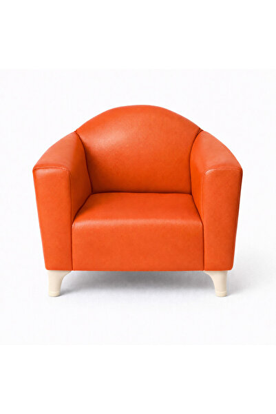 ROSSAVO Deri Kaplama Çocuk Koltuğu | Kolay Temizlenen Ön Yüzey, Süet Dokulu A...