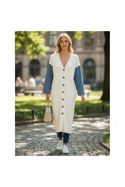 GÖMLEK GALERİSİ Kadın Angora Boydan Triko Model Elbise Standart Kalıp (38-50)