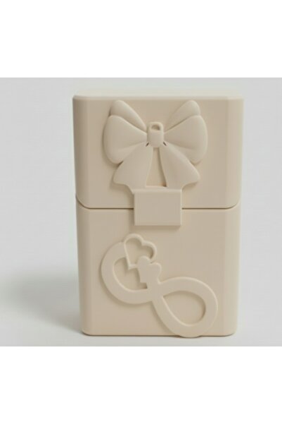 ERDEN Normal Kısa Sigara Kutusu 20 'li (Adet) Sert Plastik 1 Adet Bej Renk (S...