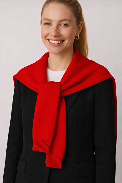 CHARMLUCKY ŞAL CU ASPECT DE PULOVER ROȘU