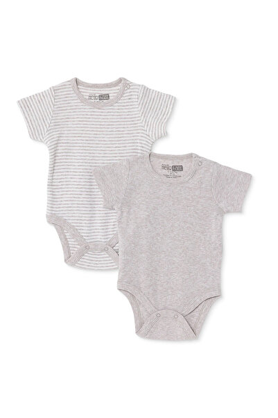 ebebek Hello Baby HelloBaby HelloBaby Erkek Bebek 2li Kısa Kol Body Çıtçıtlı ...