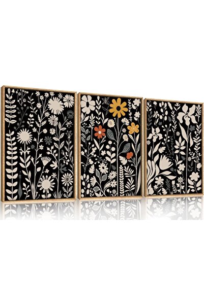 ALAYRA International لوحة فنية جدارية أنيقة تجريدية مؤطرة، مقاس 30 × 40 سم