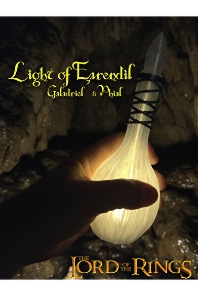 ATOLYETASBAHCE Yüzüklerin Efendisi–Erendil’in Işığı (Galadriel’in Şişesi)-Pil...