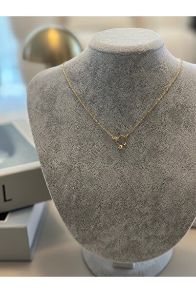 Galina Jewelry Tek tas yuzuk detayli zarif kolye